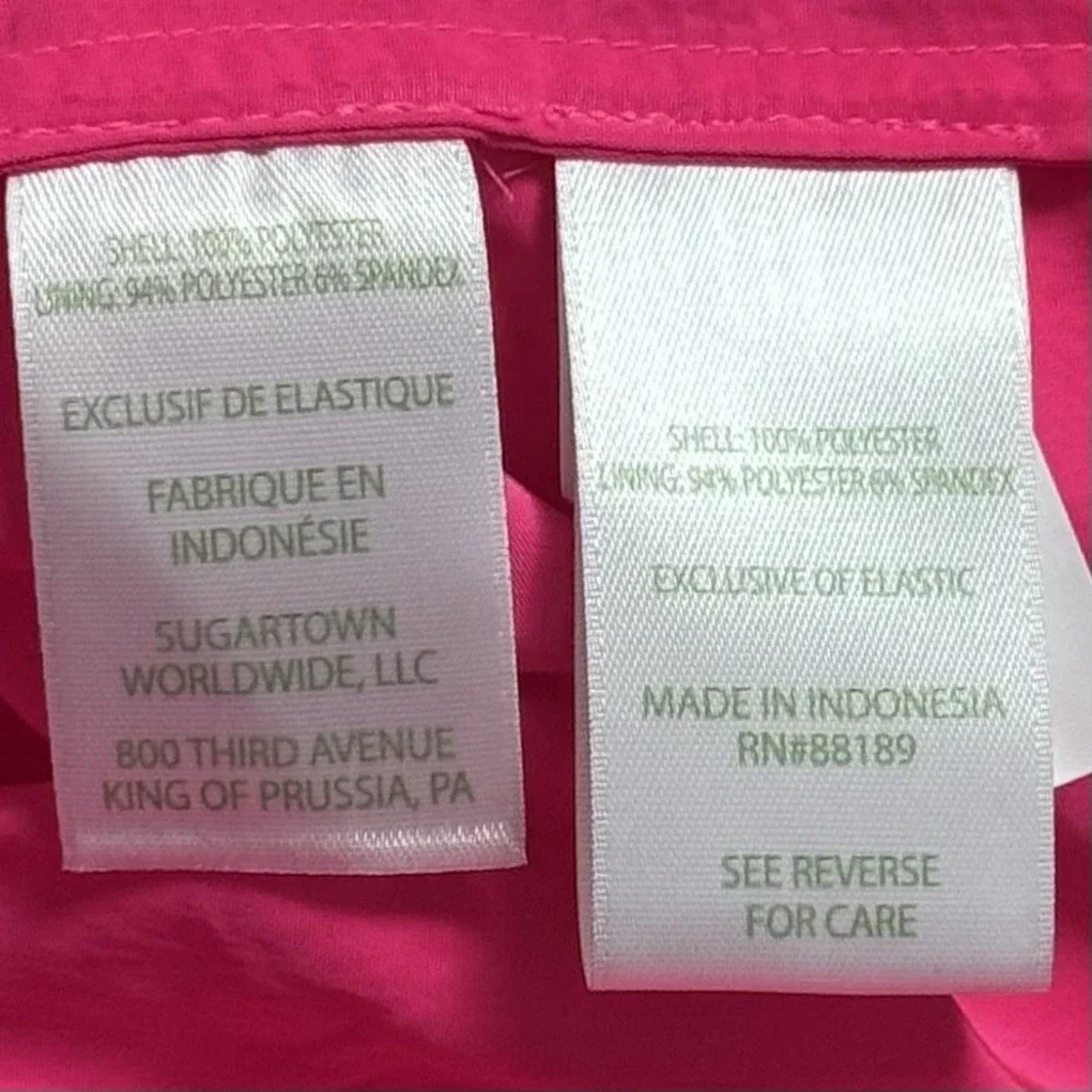 NEW Lilly Pulitzer Tiana Square Neck Puff-Sleeve Pink Grenadine Smocked Blouse 6